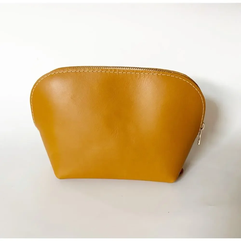 Portland Leather Goods Belladonna Zip Pouch Mango BNNU